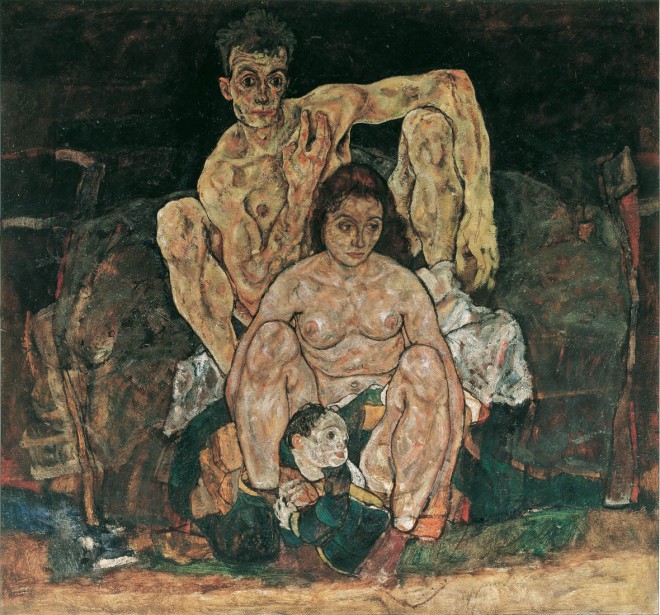 The Family (Self Portrait), 1918. Egon Schiele (1890 ˗ 1918) .