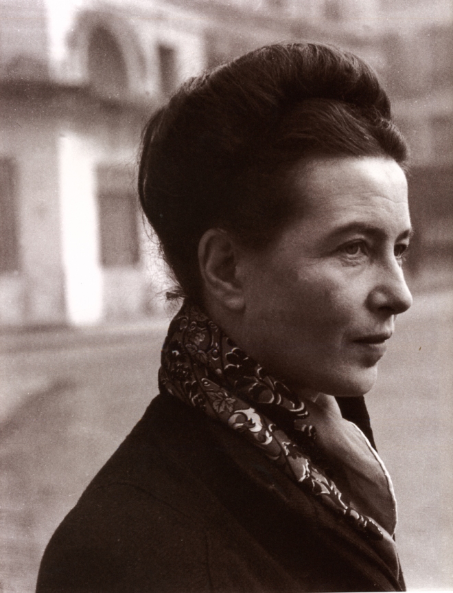 Simome De Beauvoir (Photo By Cartier-Bresson)